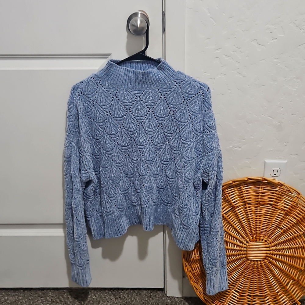 Blue KNIT Sweater